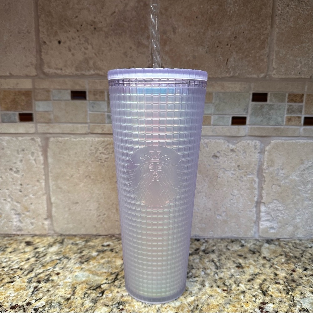 Starbucks Iridescent Grid Unicorn Tumbler